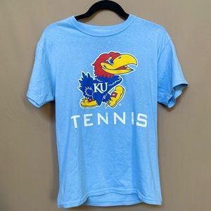 Hanes KU tennis tshirt